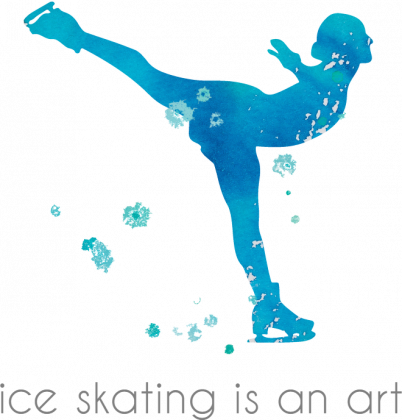 Koszulka Ice skating is an art