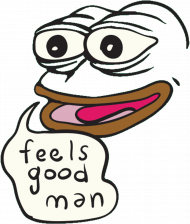 Feels good man