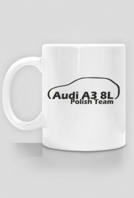 Kubek Audi A3 8L Polish Team wersja 2 - Jest Audi Jest Moc Shop
