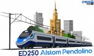 Koszulka - ED250 Alstom Pendolino