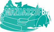 Mazda 323f BA Polska czarna damska