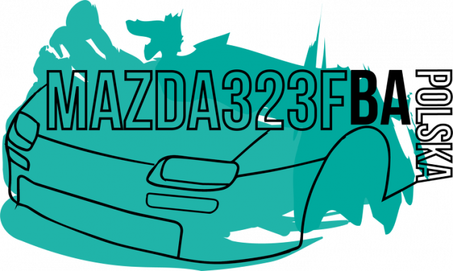 Mazda 323f BA Polska biała damska
