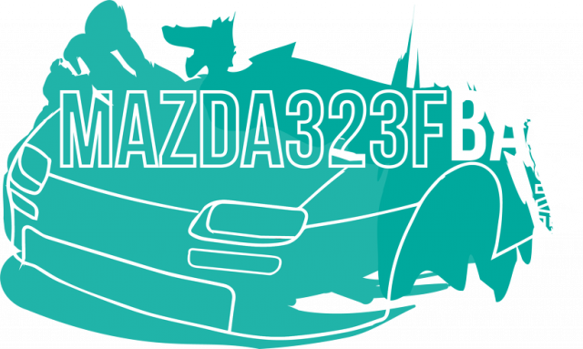 Mazda 323f BA Polska czarna bluza2