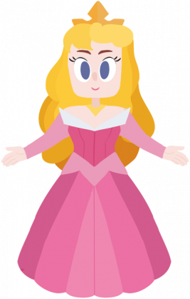 Cute Princess Aurora Kubek
