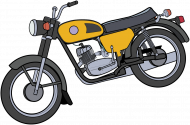 Motocykl WSK Kobuz - wariacja kolorystyczna
