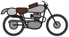 Motocykl Junak rajdowy
