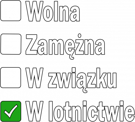 Koszulka lotnicza status związku [WIELE KOLORÓW]