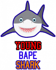 YOUNG BAPE SHARK hoodie