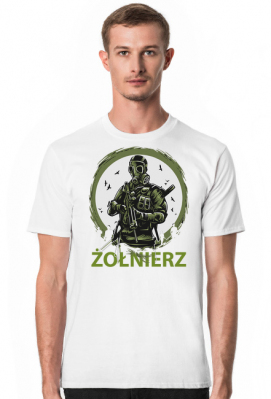 Żołnierz. Prezent dla Żołnierza. Polski Żołnierz - Prezent dla Żołnierza. Prezent dla Wojskowego. Koszulka