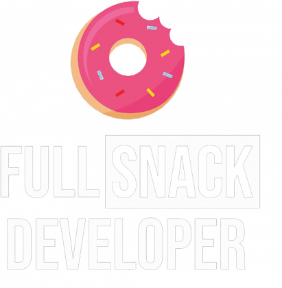 Full Snack Developer. Prezent dla Programisty. Koszulka dla Programisty
