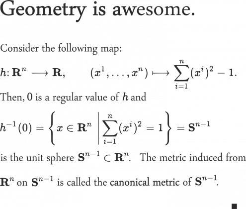 Geometry is awesome.