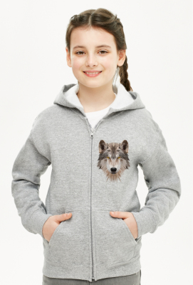 Bluza 2 (zamek) WILK - qqnamuniu