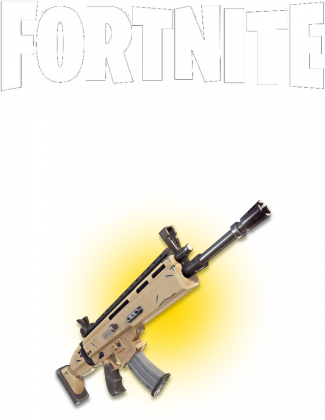 Fortnite - gold scar