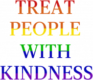 Koszulka męska "Harry Styles - Treat People With Kindness Rainbow"