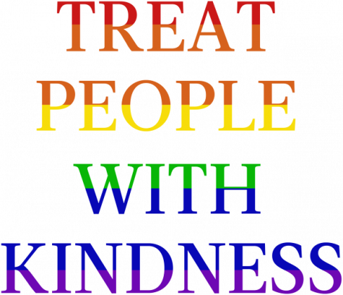 Koszulka damska "Harry Styles - Treat People With Kindness Rainbow"