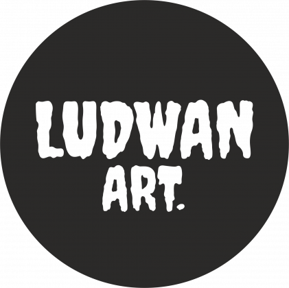 Ludwan art logo szara 2