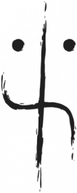 2SIDEDFACE LOGO TEE (black logo)