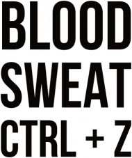 Kubek - Prezent dla grafika komputerowego - Blood, sweat, ctrl + z