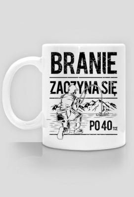 Kubek dla wędkarza - na 40 urodziny - Koszulki na prezent