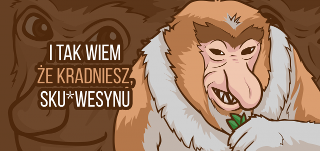 I tak wiem, że kradniesz sku*wesynu - Nosacz Kubek - Somsiad
