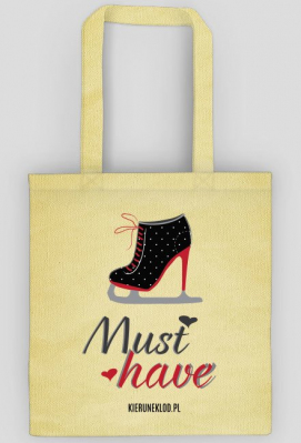 Eko torba beż -Must have - Kierunek Lód