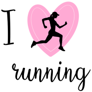 Love running - kubek dla biegacza