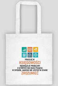 Księgowa - eko torba na prezent