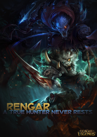 Rengar-Plakat League of Legends