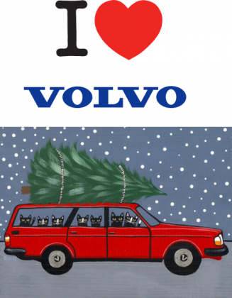 Kubek Świąteczny I Love Volvo