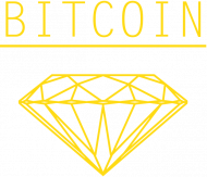 Bitcoin diamond t-shirt damski