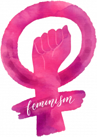 Koszulka damska FEMINISM/biała