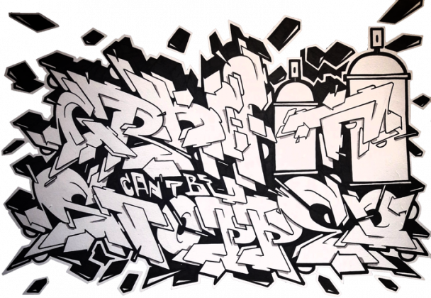 BLUZA MĘSKA Z KAPTUREM Graffiti Can't Be Stopped