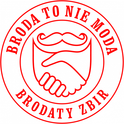 Koszulka Broda To Nie Moda logo red