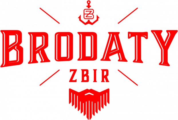 Brodaty Zbir Logo Red