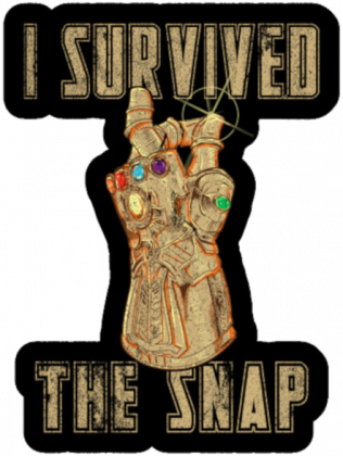 Kubek "I survived the snap"