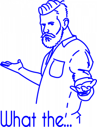 T-shirt "What the..."