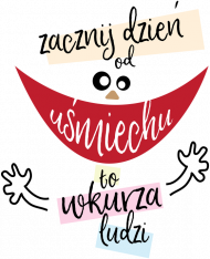 ZACZNIJ DZIEŃ OD UŚMIECHU - Torba na zakupy