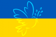 Ukraina bluza z kapturem rozpinana Flaga Ukrainy Golabek pokoju