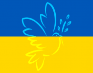 Ukraina mis pluszowy flaga Ukrainy Golabek pokoju