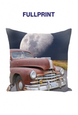 Mala poduszka jasiek full print Vintage American Car Moon - TOP KOSZULKI - fajne koszulki i gadżety z nadrukiem