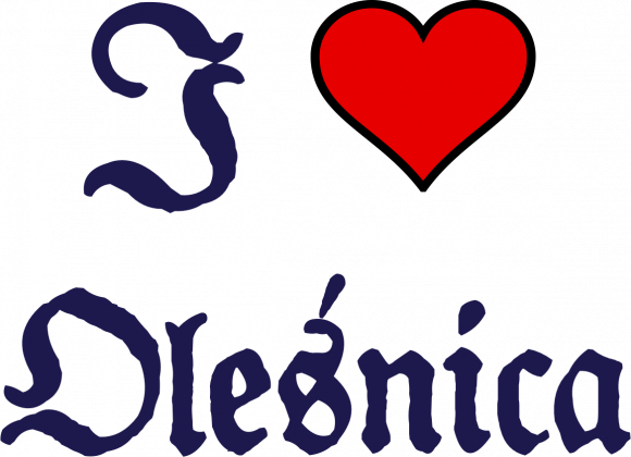 Dziecieca bluza z kapturem unisex I love Olesnica