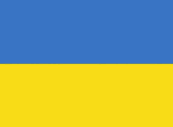 Ukraina bawelniana maseczka ochronna Flaga Ukrainy 2
