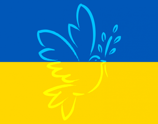 Ukraina mis pluszowy flaga Ukrainy Golabek pokoju
