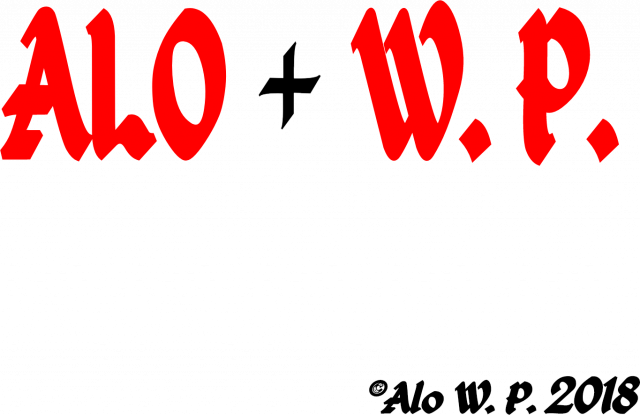 Koszulka męska "Alo W. P.", biała