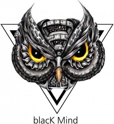Top damski BlacK Mind "OWL" ( sowa )