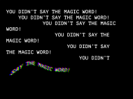 YOU DIDN’T SAY THE MAGIC WORD! | Crewneck