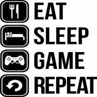 YOUTUBE DOM IN: Eat Sleep Game Repeat