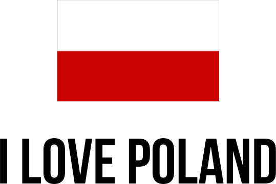 Koszulka dla dziewczyn "I Love Poland"
