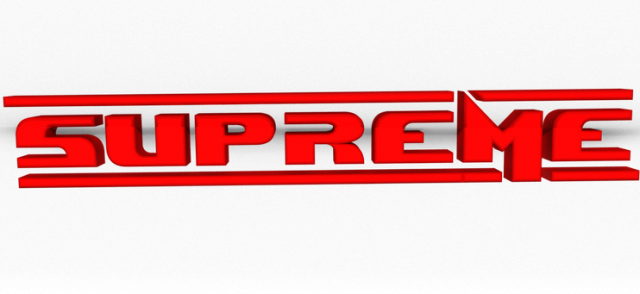 Bluza czarna męska bez kaptura SUPREME - M.P'Gaming