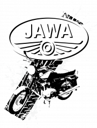 Koszulka motocyklowa JAWA - męska